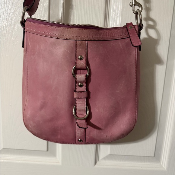 Coach Handbags - Leather Crossbody Bag in Dusty Rose